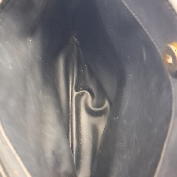 Giani Bernini Black Leather Bag  13"×9" - Picture 5 of 6